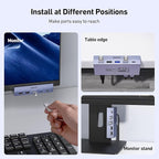 BENFEI 8-in-1 USB C Hub with Secure Clamp – Features 4K@60Hz HDMI, Gigabit - Image 6