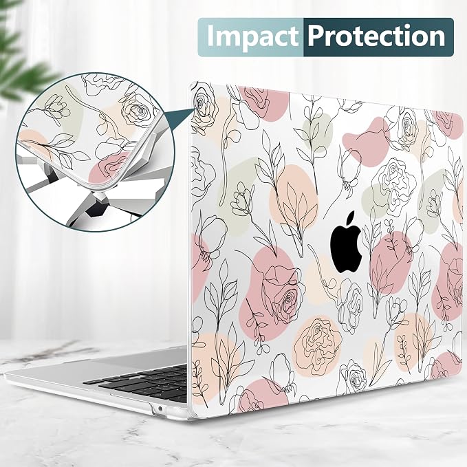 TWOLSKOO Compatible with M4 MacBook Air 15 inch Case 2025-2023 Released Model - Image 6