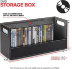 Stock Your Home DVD Storage Box, Movie Shelf Organizer - Image 2