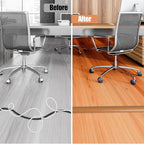 Floor Cord Cover Cavity 0.8"x0.37" Self Adhesive Cord Hider, 3.3FT Low Profile - Image 5