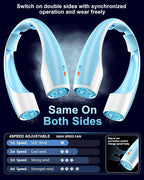 AI Neck Fan, 4 Speeds Adjustable Portable Personal Fan Rechargeable, 4000 mAh - Image 3