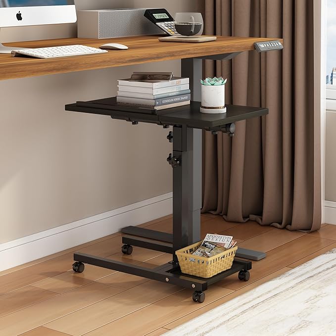 TigerDad Mobile Adjustable Height Laptop Stand PC Computer Portable Notebook - Image 7