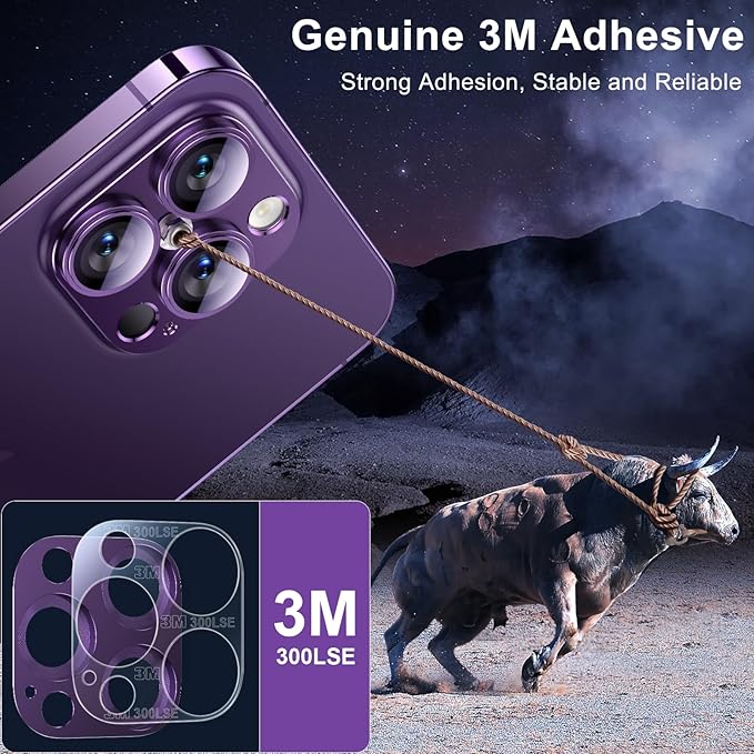 Esanik 2023 Upgrade 2 Pack for iPhone 14 Pro/iPhone 14 Pro Max Camera Lens - Image 5