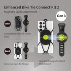 BONE Run + Bike Tie Connect Kit 2 Magnetic, 2-in-1 Magnetic Running & Bike - Image 7
