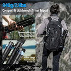SIRUI 60" Carbon Fiber Tripod for Camera - Image 4