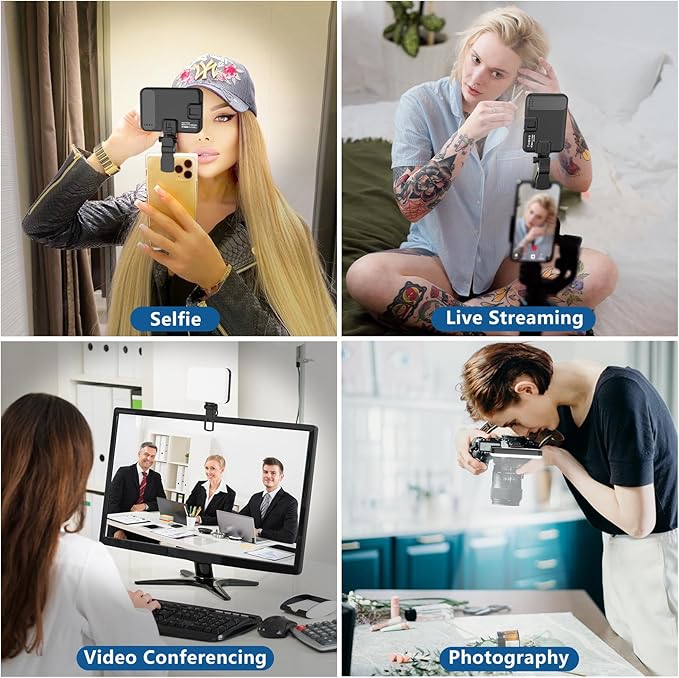 60 LED Portable Selfie Light Video Conference Lighting - Image 5