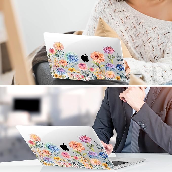TWOLSKOO Compatible with MacBook Pro 13 inch Case 2023-2016 A2338 M2/M1 A2251 - Image 7