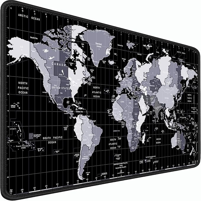 Large Mouse Pad, 31.5x15.7 inch Large Extended Computer Keyboard Mouse Mat by Naukay