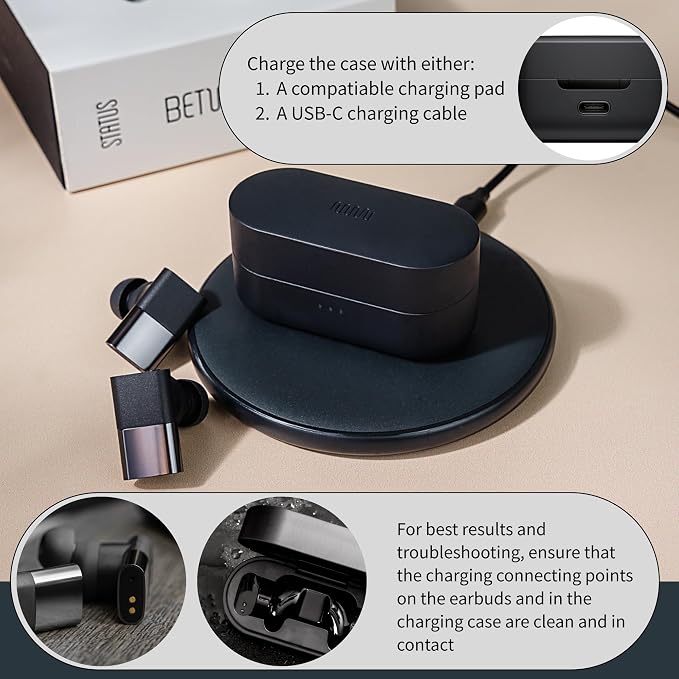 Status Between 3ANC Onyx True Active Noise Cancelling Wireless Earbuds - Image 8