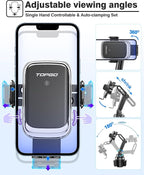 TOPGO [Upgraded Cup Phone Mount Wireless Charger, Universal Cell Phone Holder - Image 5