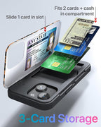 TORU CX Slim for iPhone 15 Case Wallet | Protective Shockproof Heavy Duty Cover - Image 3
