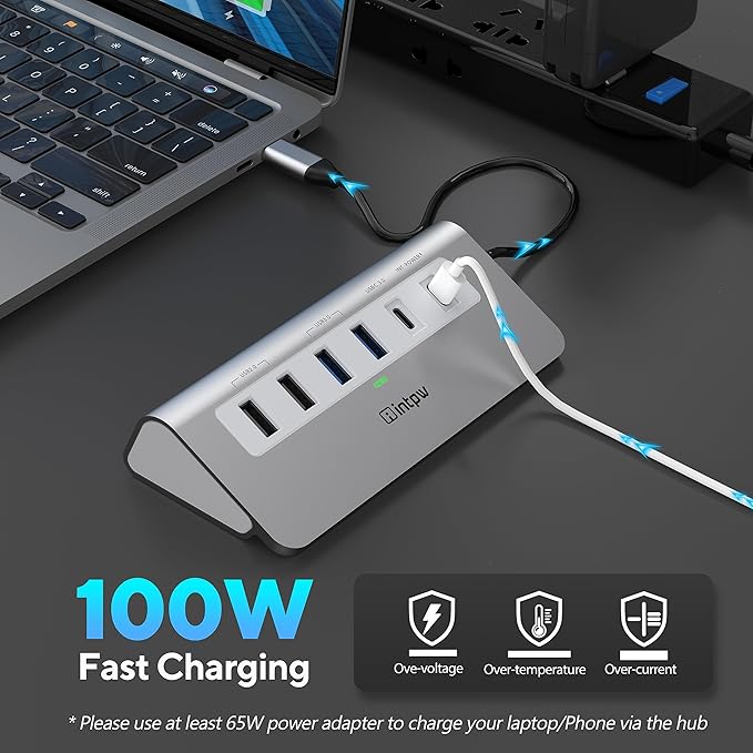 USB C Hub, intpw 9-in-1 USB Hub - Image 6