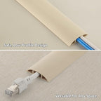 ZhiYo 5.6ft Cord Covers for Wires on Floor, Cord Hider Floor Hide Extension - Image 3