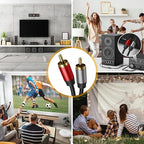 2RCA to 2RCA Cable 4.9FT, Hi-Fi Systems, Car Audio, Gaming Consoles - Image 7