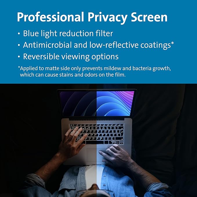 Kensington MagPro™ Magnetic Laptop Privacy Screen 14 inch, Removable 16:9 - Image 5