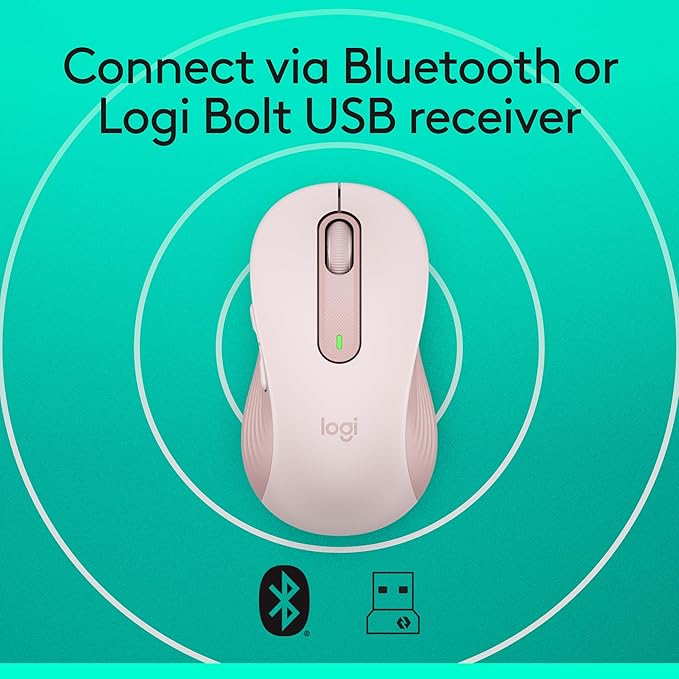 Logitech Wireless Mouse Signature M650- Small Hands, 2-Year Battery, Silent - Image 6