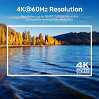 KVM Switch 2 Monitors for 1 Laptop and 1 Desktop 4K@60Hz, USB C HDMI Dual - Image 6