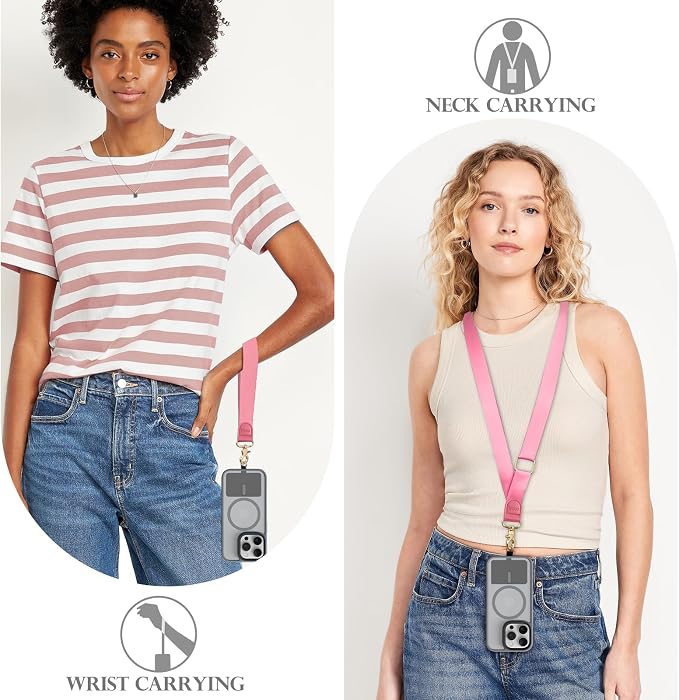 TiMOVO Phone Lanyard Crossbody Wrist Strap, Adjustable Anti-Theft Strap - Image 2