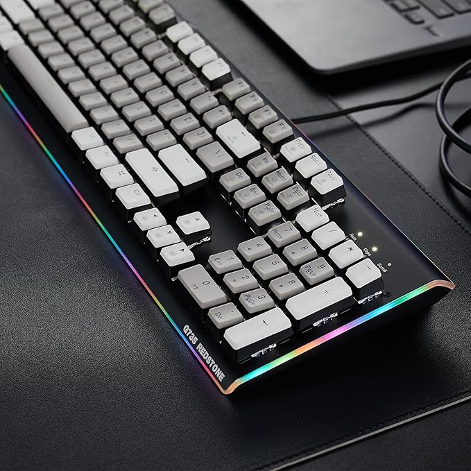 Hexgears GK735 Wired Full Size Mechanical Keyboard, Aluminum Housing Built - Image 2