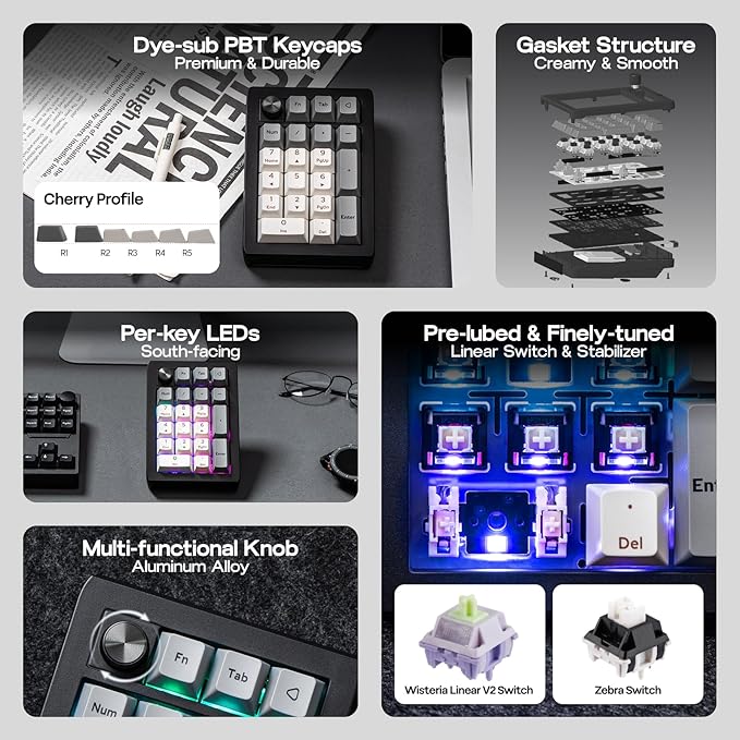 EPOMAKER EK21 VIA Gasket Number Pad - Image 5