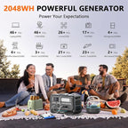 ALLWEI LiFePO4 Solar Generator 2400W - Image 5
