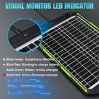 Sun Energise 20W 12V Solar Powered Battery Charger & Maintainer, Built-in Smart - Image 3