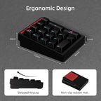 BOYI Y17 Aluminum Mechanical Numpad, Wireless RGB Numeric Keypad, Quick Release - Image 8