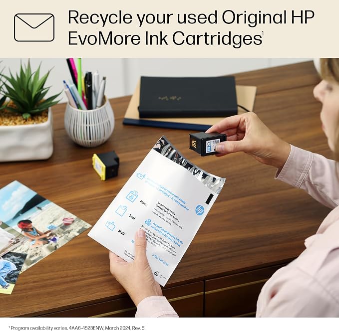 HP 936e EvoMore High Yield Cyan Ink Cartridge | Works OfficeJet 9120 Series - Image 6