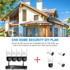 3MP PTZ CKK Cameras, 8 Channel 3MP WiFi Surveillance NVR System, 2 Way Audio - Image 4