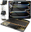Intermerge Clear Keyboard Case for iPad Pro 13" 2024 Only, 360° Swivel by Intermerge