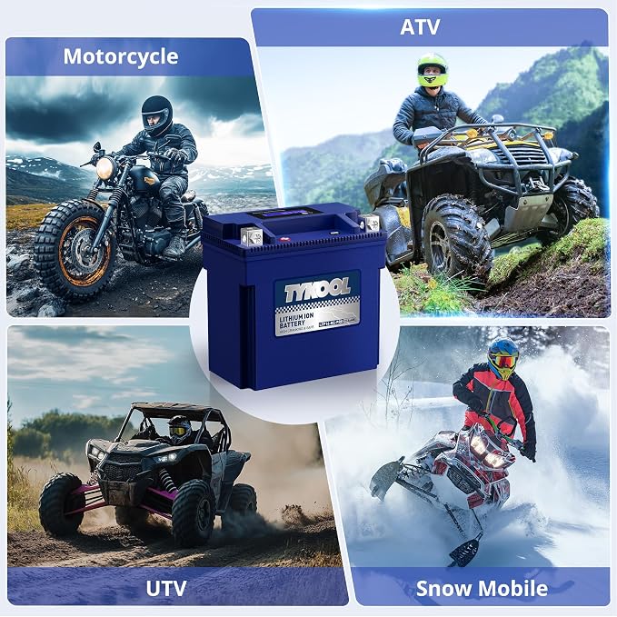TYKOOL YTX14-BS/YTX14H/GYZ16H High Performance Lithium LiFePO4 Motorcycle - Image 7