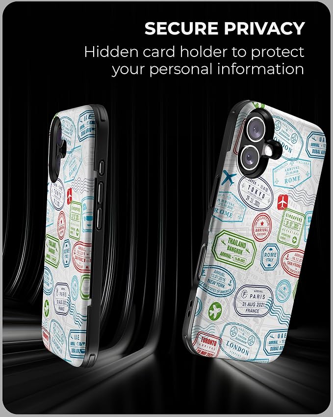 TORU CX Slim for iPhone 16 Case Wallet | Protective Shockproof Heavy Duty Cover - Image 4