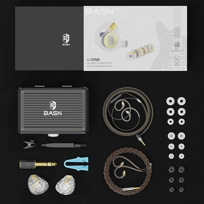BASN ASONE 14.2mm Planar Driver in-Ear Monitors Earphone - Image 7