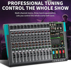 Depusheng MX12 12 Channel Sound Mixer Audio Mixing Console 48V 256DSP - Image 3