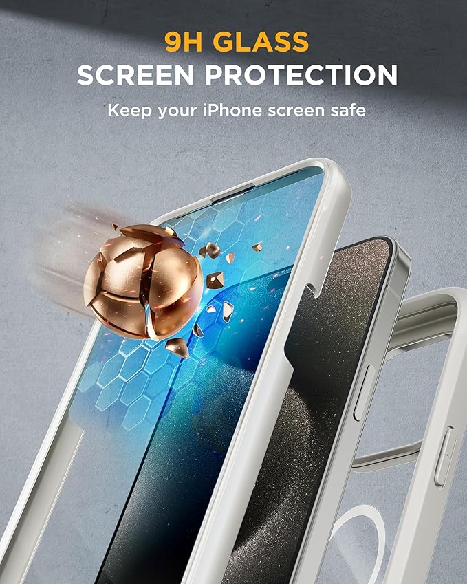 Miracase Magnetic for iPhone 15 Pro Max Case 6.7'' Full-Body Drop Proof Phone - Image 4