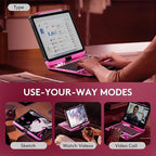 GUSGU Transparent Case with Wireless Keyboard - Image 4