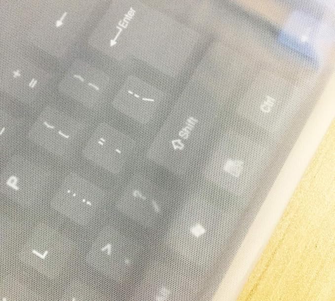 Keyboard Dust Cover, Universal PC Computer Desktop Keyboard Skin Protector - Image 5