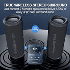Monster Bluetooth Speaker, Wireless Portable Outdoor Bluetooth Speakers - Image 3
