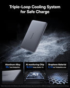 Baseus Picogo Power Bank, 0.3" Ultra Slim 5000mAh MagSafe Portable Charger - Image 3