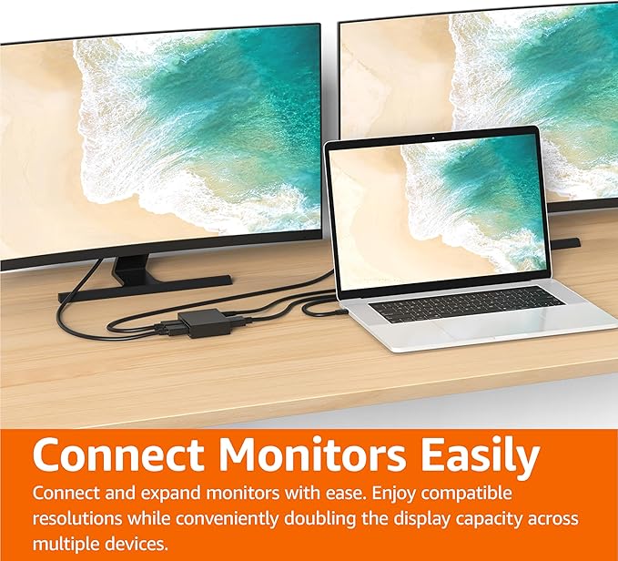 Amazon Basics HDMI Splitter 1 in 2 Out, 4K@30Hz - Image 6