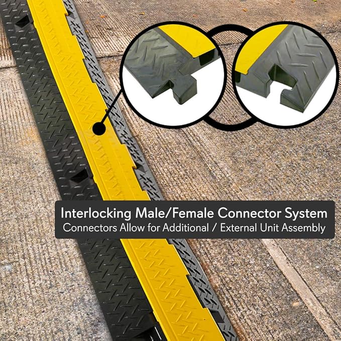 Pyle Durable Cable Protective Ramp Cover - Image 5