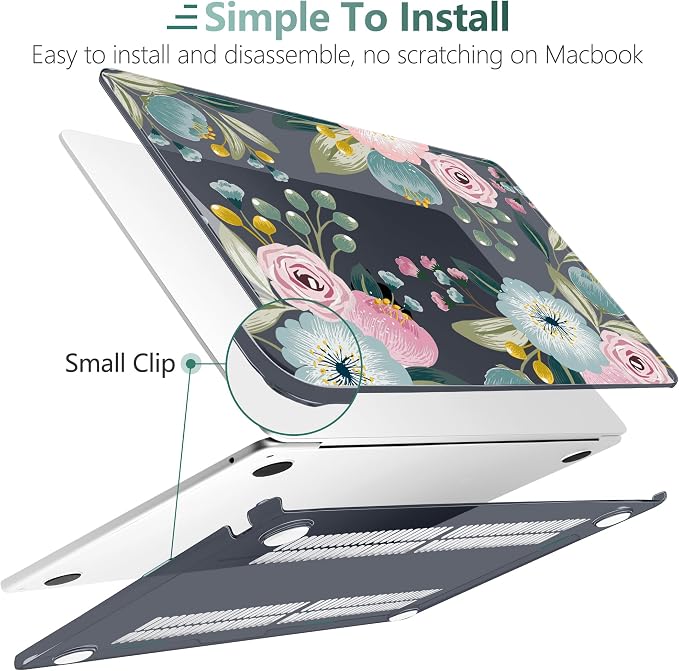 TWOLSKOO for M4 MacBook Air 13.6 inch Case 2025-2022 Release M4 A3240 M3 A3113 - Image 3