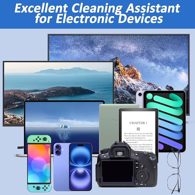 Screen Cleaner Spray and Wipe, Streak-Free Computer Screen Cleaner, Portable - Image 5