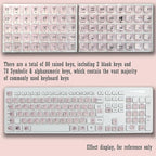 80 Pcs Keyboard Sticker for Long Nails Typing and Gaming, Symbolic and - Image 3