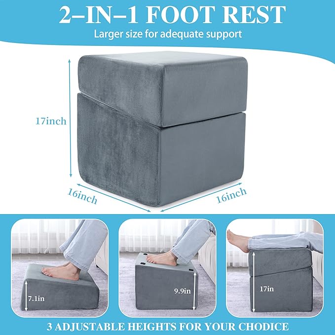 ROYALAY Adjustable Foot Rest Under Desk - Image 3