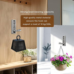 Folding Wall Hooks, 4 Pack Rustproof Zinc Alloy Folding Coat Hooks, Heavy Duty - Image 5
