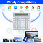2-in-1 Wireless Number Pad & Calculator, 34-Key Portable Number Pad - Image 5