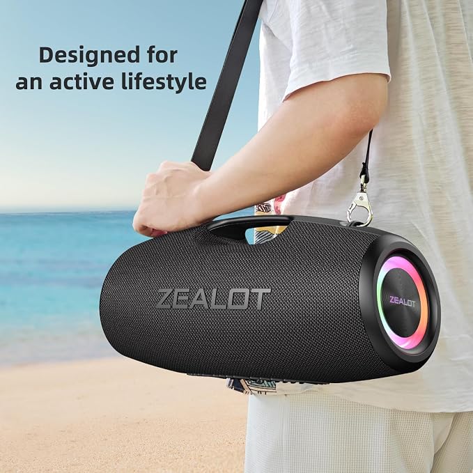ZEALOT Bluetooth Speaker, 120W Wireless Outdoor Speaker - Image 2
