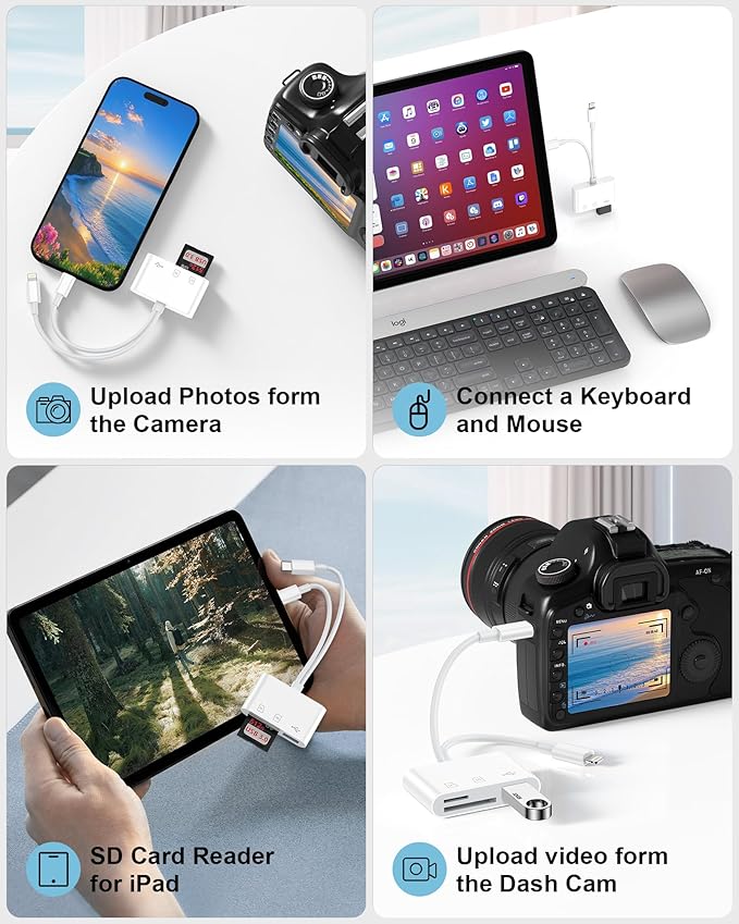 3 in 2 Lightning & USB-C SD Card Reader - Image 7