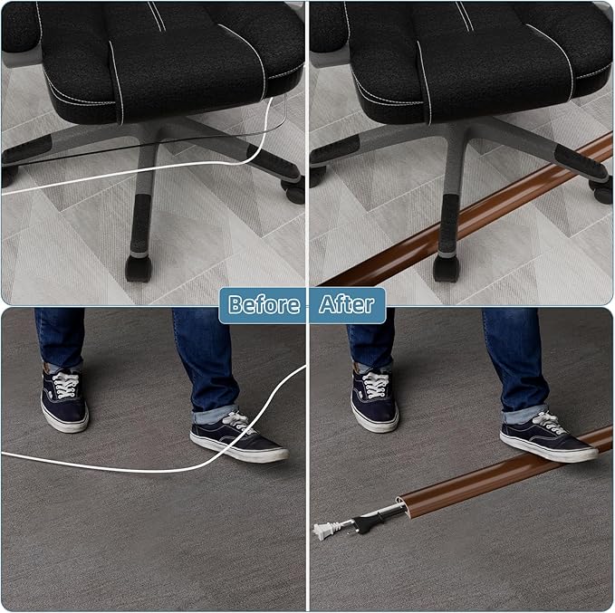 4ft Side Buckle Floor Cord Cover - Image 6